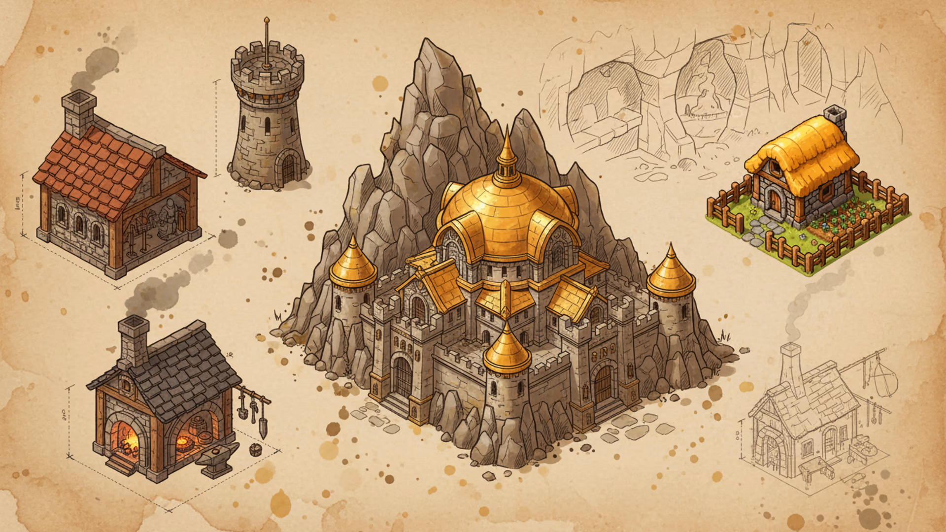 Dwarves buildings