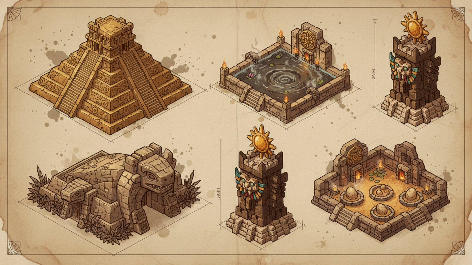Lizardmen buildings