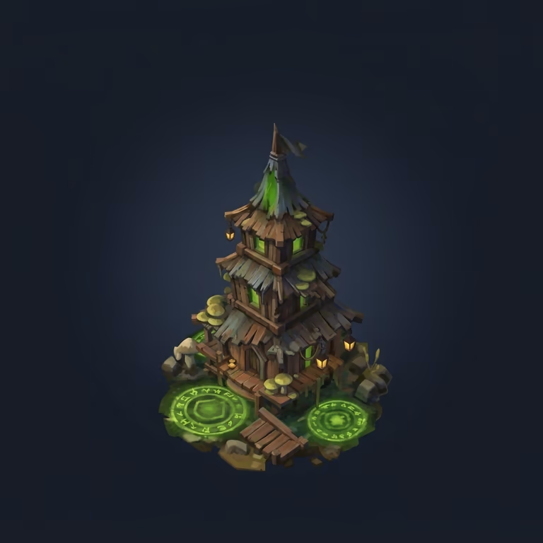 Verdant Runic Spire
