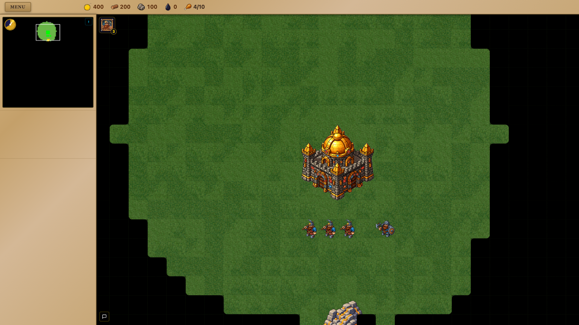 Shards of Stone gameplay on desktop