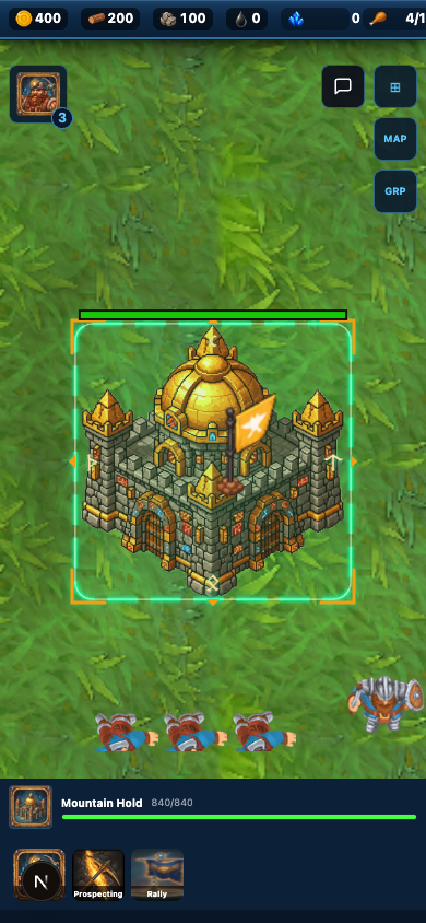 Shards of Stone gameplay on mobile