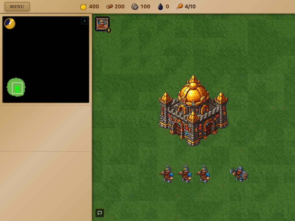 Shards of Stone gameplay on tablet