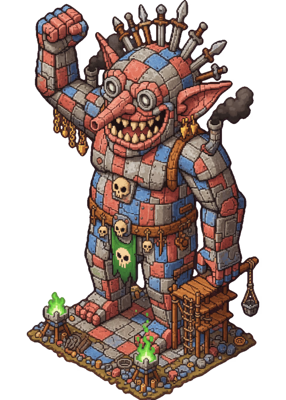 The Great Idol of Junk, the Goblins Wonder