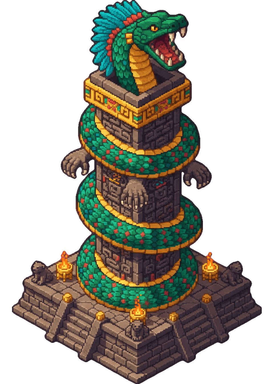 The Coiled Sun, the Lizardmen Wonder