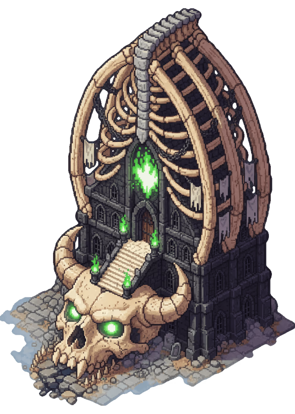 The Godsbone Cathedral, the Undead Wonder