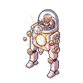 Grand Magus Galadran the Crystal Titan model