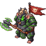 Riktooth the Warlord model