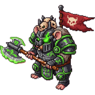 Riktooth the Warlord model