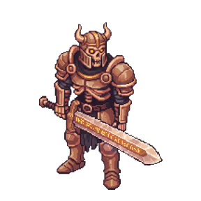 Barrow-King Mor-Dred the Bronze Titan model
